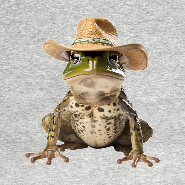 Frog with a Cowboy Hat by Acid_rain